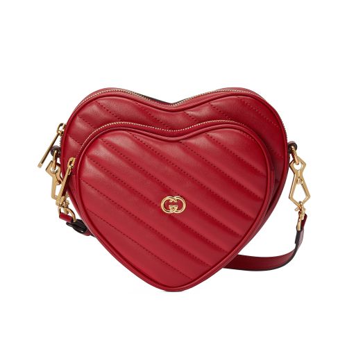 Gucci Interlocking g Mini Heart Shoulder Bag 751628