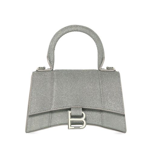 Balenciaga Hourglass XS Handbag In Glitter Material